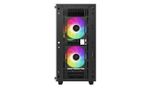 DeepCool-CC360-ARGB-Mini-Tower-Nero--DeepCool-CC360-ARGB-Black-Mini-Tower-Chassis-w--Tempered-Glass-Window-3x-120mm-ARGB