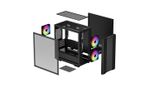 DeepCool-CC360-ARGB-Mini-Tower-Nero--DeepCool-CC360-ARGB-Black-Mini-Tower-Chassis-w--Tempered-Glass-Window-3x-120mm-ARGB