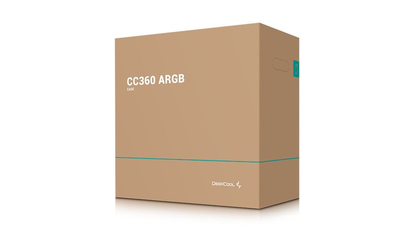 DeepCool-CC360-ARGB-Mini-Tower-Nero--DeepCool-CC360-ARGB-Black-Mini-Tower-Chassis-w--Tempered-Glass-Window-3x-120mm-ARGB