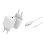 CoreParts MBXUSB-AC0010 Caricabatterie per dispositivi mobili Universale Bianco AC Interno (USB Charger with 3meter - Mi