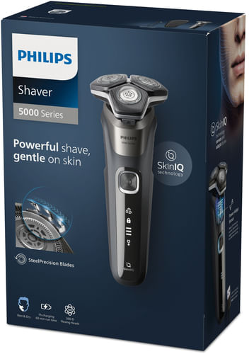 Philips-SHAVER-Series-5000-S5887-30-rasoio-elettrico-Rotazione-Trimmer-Nero-Grigio