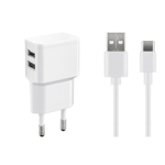 Microconnect USB3.1CA1SETW Caricabatterie per dispositivi mobili Smartphone Bianco AC Interno (USB-C Charger Set 2.4 A -