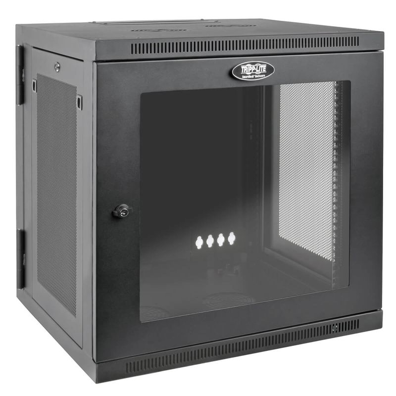 Tripp-Lite-SRW12USDPG-armadio-rack-a-corrente-12U-Parete-Nero--12U-WALL-MOUNT-RACK-ENCLOSURE----