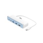 HYPER HD34A6 hub di interfaccia USB 3.2 Gen 1 3.1 Gen 1 Type-A 5 Mbit/s Bianco (HYPERDRIVE 5-IN-1 USB-C HUB FOR IMAC)