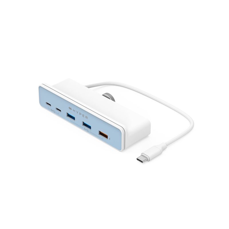 HYPER-HD34A6-hub-di-interfaccia-USB-3.2-Gen-1-3.1-Gen-1-Type-A-5-Mbit-s-Bianco--HYPERDRIVE-5-IN-1-USB-C-HUB-FOR-IMAC-