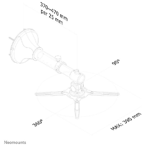 Neomounts-Supporto-a-parete-per-proiettori