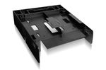 IcyDock-FLEX-FIT-Trio-MB343SP---Dual-2.5--HDD-SSD---One-3.5--HDD-Device-Front-Bay-to-External-5.25--Bay