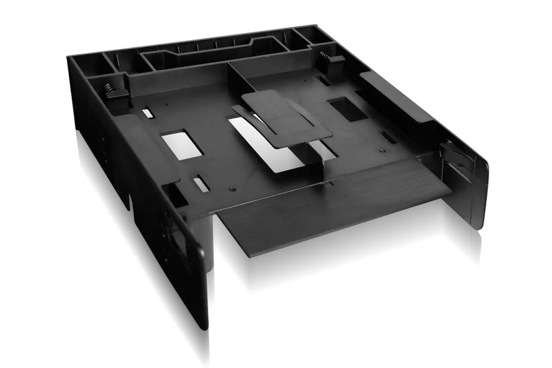 IcyDock-FLEX-FIT-Trio-MB343SP---Dual-2.5--HDD-SSD---One-3.5--HDD-Device-Front-Bay-to-External-5.25--Bay