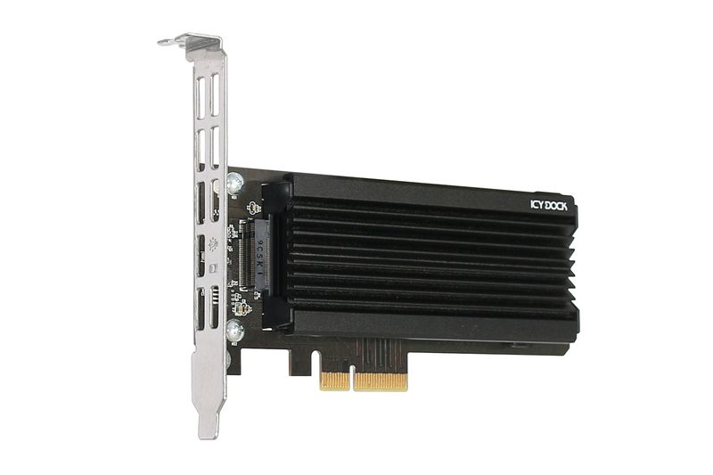 IcyDock-EZ-CONVERT-EX-PRO---1-x-M.2-NVMe-SSD-a-4-x-PCIe-3.0-adattatore-con-dissipatore-di-calore-e-staffa-PCIe