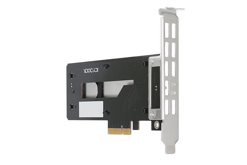 IcyDock-EZ-CONVERT-EX-PRO---1-x-M.2-NVMe-SSD-a-4-x-PCIe-3.0-adattatore-con-dissipatore-di-calore-e-staffa-PCIe