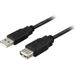 Deltaco Cavo USB 2.0 Deltaco A/A - 05 m Cavo USB 05 m USB A Nero (USB2-11S)