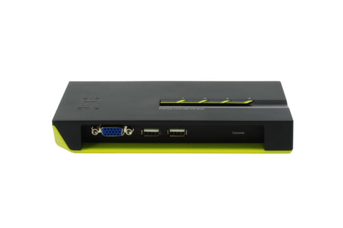 LevelOne-KVM-0422-switch-per-keyboard-video-mouse--kvm--Nero-Verde