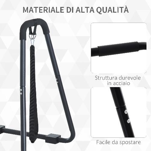 HOMCOM-Dip-Station-Parallele-con-Passanti-e-Maniglie-Imbottite-in-Acciaio-90-x-81-x-92.5cm-Nero