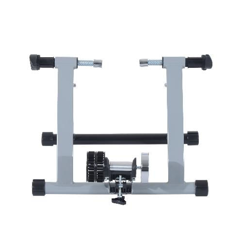 HOMCOM-RullI-per-Bici-da-Corsa-e-Allenamento-a-Casa-Rullo-per-Bici-Pieghevole-in-Acciaio-per-Ruote-da-26---28---54.5x47.2x39.1cm-Argento