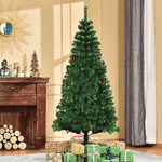 HOMCOM-1.8m-Albero-di-Natale-Artificiale-con-624-Rami-in-PVC-Ignifughi-Albero-di-Natale-Realistico-con-Decorazioni-e-Rami-Folti-Verde