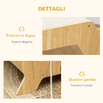 PawHut-Cuccia-per-Gatti-in-Legno-e-Tessuto-con-Cuscino-in-Peluche-Lavabile-49.5x38.5x43.5cm