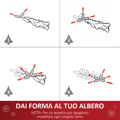 HOMCOM-1.8m-Albero-di-Natale-Artificiale-con-624-Rami-in-PVC-Ignifughi-Albero-di-Natale-Realistico-con-Decorazioni-e-Rami-Folti-Verde