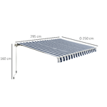 Outsunny-Tenda-da-Sole-a-Bracci-per-Esterno-con-Manovella-Metallo-e-Poliestere-3x2.5m-Blu-e-Bianco