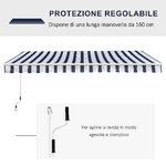 Outsunny-Tenda-da-Sole-a-Bracci-per-Esterno-con-Manovella-Metallo-e-Poliestere-3x2.5m-Blu-e-Bianco