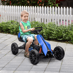 HOMCOM-Go-Kart-a-Pedali-per-Bambini-3-8-Anni-con-Sedile-Regolabile-e-Ruote-in-EVA-100x58x58.5-cm-Blu