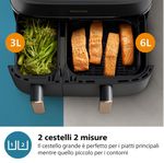 Philips-3000-series-NA352-00-Airfryer-con-doppio-cestello