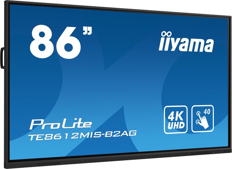 iiyama-TE8612MIS-B2AG-visualizzatore-di-messaggi-Pannello-A-digitale-218-m--86---LED-Wi-Fi-400-cd-m²-4K-Ultra-HD-Nero-Touch-screen-Processore-integrato-Android-24-7