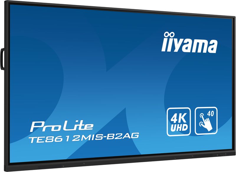 iiyama-TE8612MIS-B2AG-visualizzatore-di-messaggi-Pannello-A-digitale-218-m--86---LED-Wi-Fi-400-cd-m²-4K-Ultra-HD-Nero-Touch-screen-Processore-integrato-Android-24-7