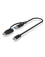 USB-3.2--Gen-2--Type-C-zu-Type-A-Kabel--Integrierter-Type-A-zu-Type-C-Adapter--Datentransferraten-von-bis-zu-10-Gbit-s--