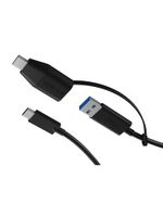 USB-3.2--Gen-2--Type-C-zu-Type-A-Kabel--Integrierter-Type-A-zu-Type-C-Adapter--Datentransferraten-von-bis-zu-10-Gbit-s--