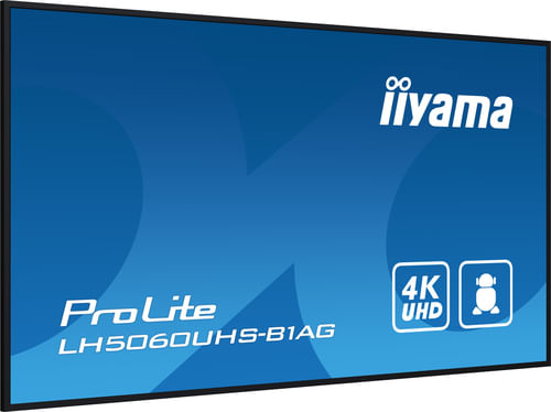 iiyama-LH5060UHS-B1AG-visualizzatore-di-messaggi-Pannello-A-digitale-1257-cm--49.5---LED-Wi-Fi-500-cd-m²-4K-Ultra-HD-Nero-Processore-integrato-Android-11-24-7