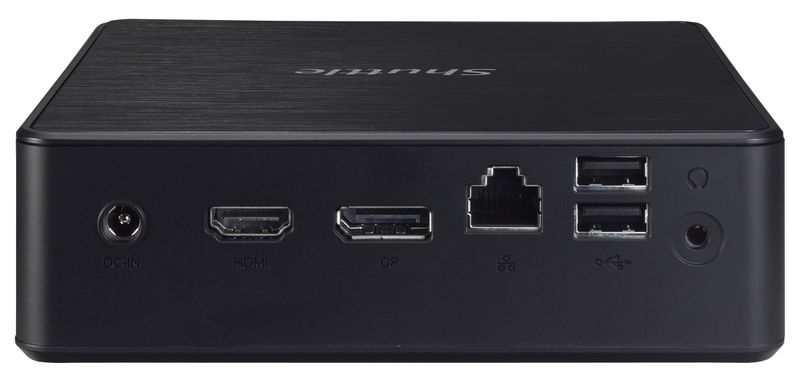 Shuttle-NC10U3-barebone-per-PC-stazione-di-lavoro-Nero-i3-8145U-Intel-SoC-BGA-1528-21-GHz