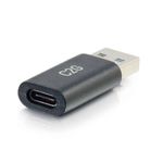 C2G Adattatore convertitore SuperSpeed USB 5 Gbps da USB-C femmina a USB-A maschio (USB C Female to USB A Male 3.0 Adapt