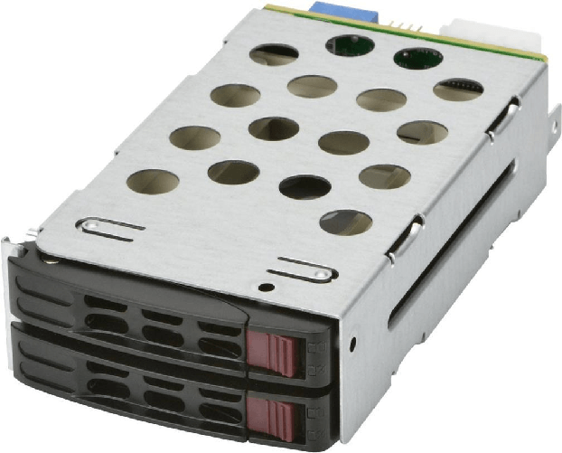 Supermicro MCP-220-82616-0N pannello drive bay 2x 5,25" Pannello portante Nero, Metallico