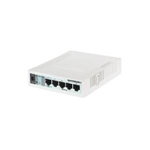 MikroTik RouterBOARD RB260GS - Switch - gestito - 1 x 10/100/1000 (PoE)  4 x 10/100/1000  1 x SFP