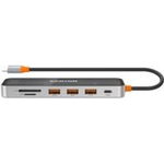 Canyon Hub DS-13 7 in 1 4k USB-C Transparent Space Grey (CNS-TDS13)