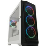 LC-POWER Case MidiTower ATX 805BW Gaming USB3.2/Audio senza alimentatore Holo-1