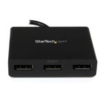 StarTech.com-Adattatore-multi-monitor-a-3-porte---Hub-DisplayPort-1.2-MST-a-doppio-4K-30Hz-e-1x-1080p---Splitter-video-per-modalita--desktop-esteso-solo-su-PC-Windows---DP-a-3-monitor-DP-MSTDP123DP-