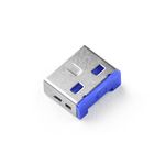 Smartkeeper UL03P1DB clip sicura Bloccaporte USB tipo A Blu Plastica 10 pz