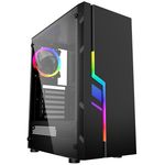 GEMBIRD computer case Fornax 2000 - RGB LED STRIP RGB REAR FAN with color adjustemnt