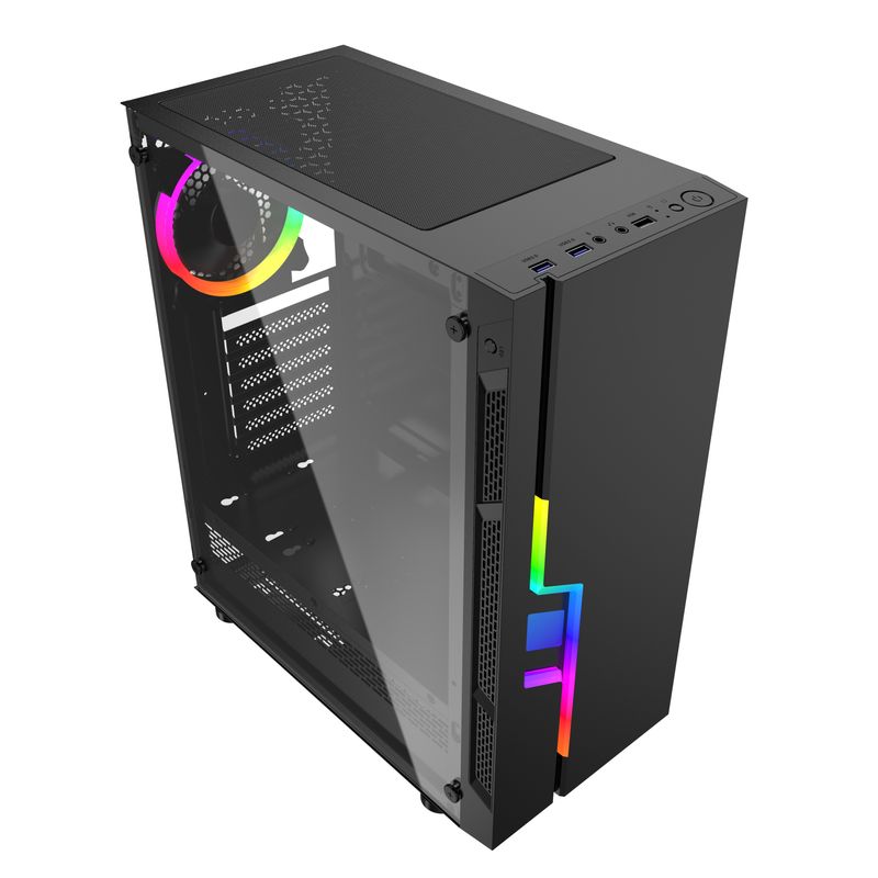 GEMBIRD-computer-case-Fornax-2000---RGB-LED-STRIP-RGB-REAR-FAN-with-color-adjustemnt