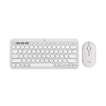 Logitech Pebble 2 Combo tastiera Mouse incluso RF senza fili  Bluetooth QWERTY US International Bianco