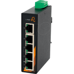 EXSYS Switch 5 Porte Industrial Ethernet 5x10/100Tx 12-48VDC Versione compatta