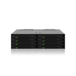 IcyDock ExpressCage - Rack amovibile SSD/HHD SAS/SATA a 8 bay da 2.5 per bay da 5.25