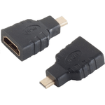 S/CONN maximum connectivity Adapter, HDMI-A Kupplung auf HDMI-D Stecker micro, 4K2K kompatibel (77413)