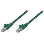 Intellinet RJ-45 M/M, 2m cavo di rete Verde Cat5e U/UTP (UTP)