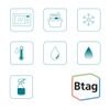 Brother-BTAG-233-nastro-per-etichettatrice-Blu-su-bianco