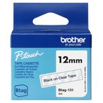 Brother-BTAG-131-nastro-per-etichettatrice-Nero-trasparente