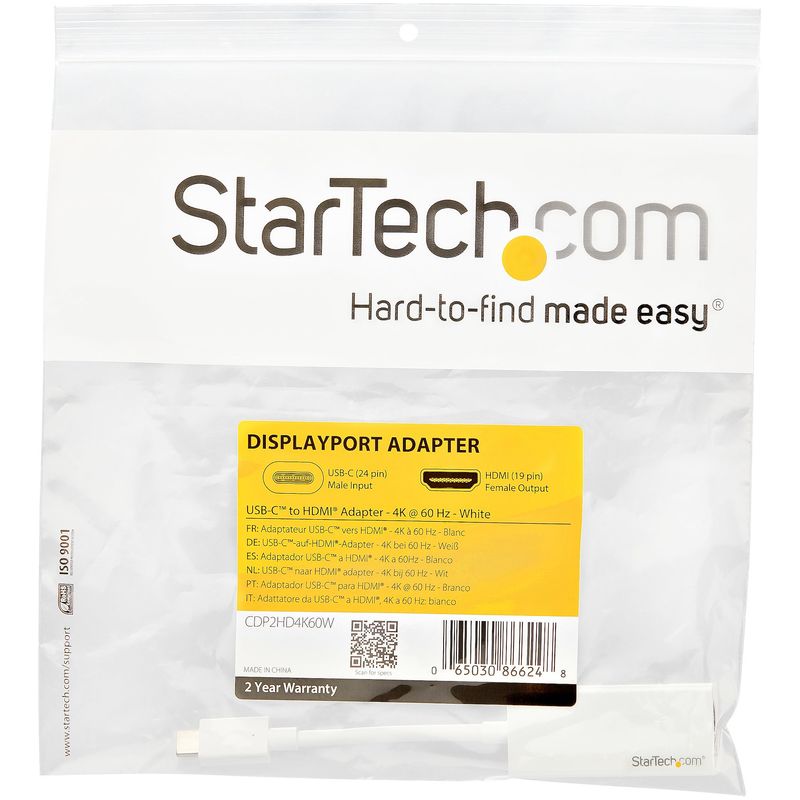 StarTech.com-Adattatore-USB-C-a-HDMI---4k-60hz---Bianco