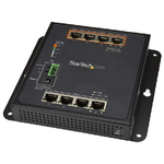 StarTech.com-Switch-industriale-a-8-porte-Gigabit-PoE---4-x-PoE--30W---Power-Over-Ethernet---Switch-gestito-GbE-Layer-L2-in-metallo-temprato---Commutatore-di-rete-Gigabit-ad-alta-potenza