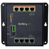 StarTech.com-Switch-industriale-a-8-porte-Gigabit-PoE---4-x-PoE--30W---Power-Over-Ethernet---Switch-gestito-GbE-Layer-L2-in-metallo-temprato---Commutatore-di-rete-Gigabit-ad-alta-potenza